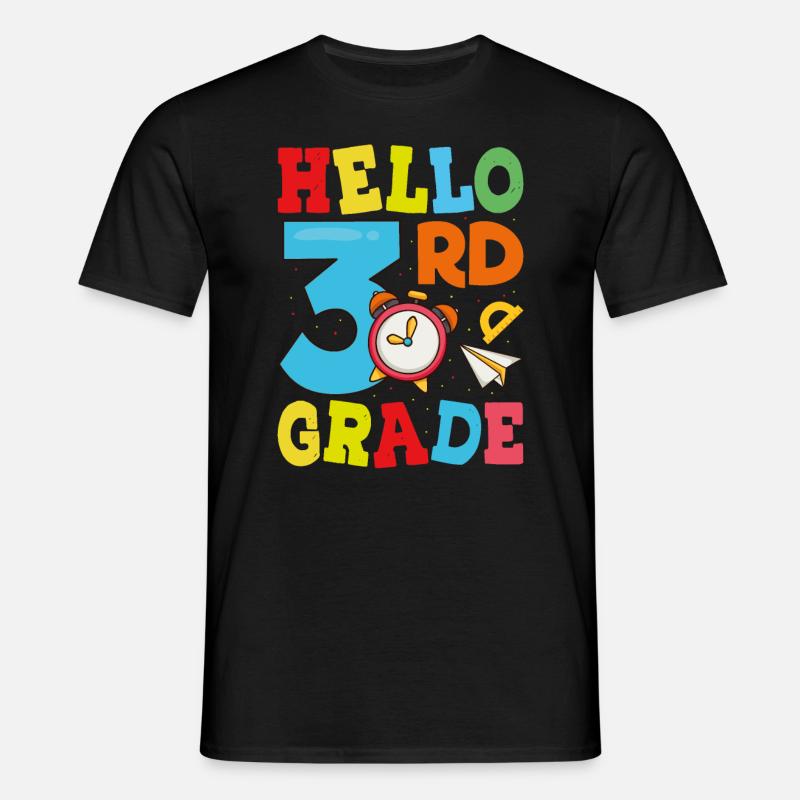 Hello 3rd Year - Men's T-Shirt - black