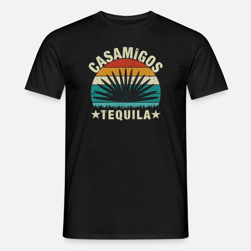 Tequila Casamigos - Männer T-Shirt - Schwarz