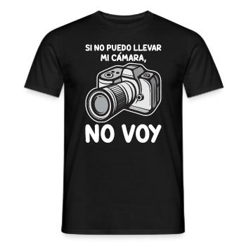 Si Je Ne Peux Pas Apporter Ma Caméra - T-shirt homme - noir - Devant - AI Model Male 178 light (178cm)