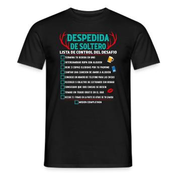 L'adieu Du Célibataire - T-shirt homme - noir - Devant - AI Model Male 178 light (178cm)