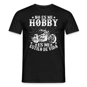 Ce N'est Pas Mon Hobby C'est Mon Style De Vie - T-shirt homme - noir - Devant - AI Model Male 178 light (178cm)
