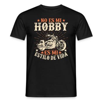 Ce N'est Pas Mon Hobby C'est Mon Style De Vie - T-shirt homme - noir - Devant - AI Model Male 178 light (178cm)