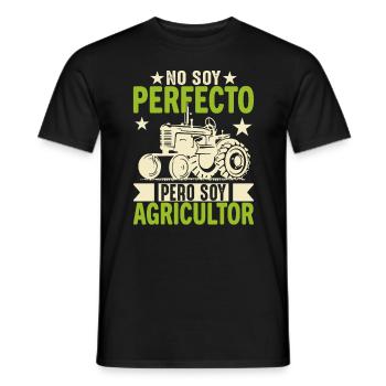 Je Ne Suis Pas Parfait Mais Je Suis Un Agriculteur - T-shirt homme - noir - Devant - AI Model Male 178 light (178cm)
