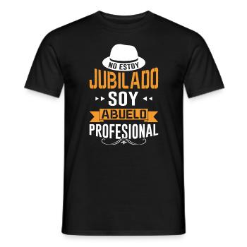 Papi Retraité Je Suis Un Grand-père Professionnel - T-shirt homme - noir - Devant - AI Model Male 178 light (178cm)