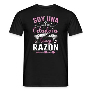 Je Suis Un Directeur Et J'ai Toujours Raison - T-shirt homme - noir - Devant - AI Model Male 178 light (178cm)