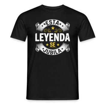 Cette Légende Prend Sa Retraite - T-shirt homme - noir - Devant - AI Model Male 178 light (178cm)