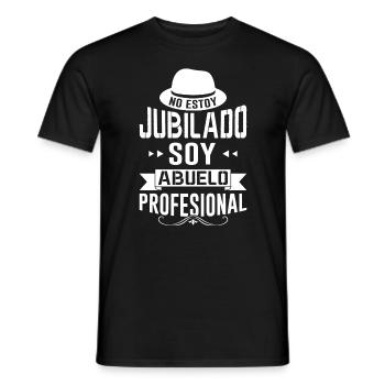 Papi Retraité Je Suis Un Grand-père Professionnel - T-shirt homme - noir - Devant - AI Model Male 178 light (178cm)