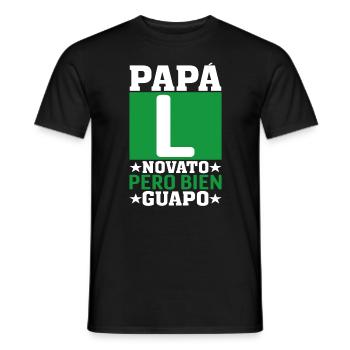 Nouveau Papa - T-shirt homme - noir - Devant - AI Model Male 178 light (178cm)