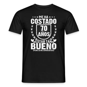 Anniversaire 70 Ans Idée Cadeau D'anniversaire - T-shirt homme - noir - Devant - AI Model Male 178 light (178cm)