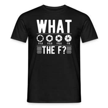 Photographe Photographie Appareil Photo Objectif - T-shirt homme - noir - Devant - AI Model Male 178 light (178cm)