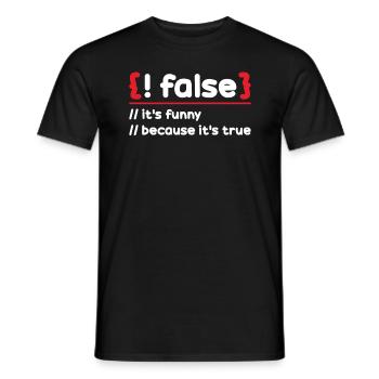 Programmer Programming Software Coding Encoder - Men's T-Shirt - black - Front - AI Model Male 178 light (178cm)