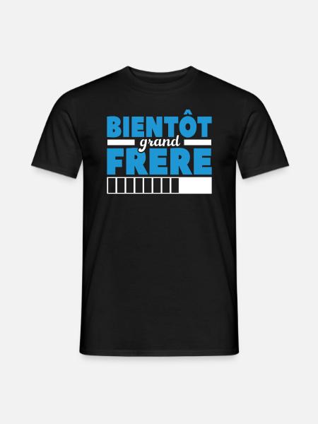 Bientôt Grand-frère - T-shirt homme - noir