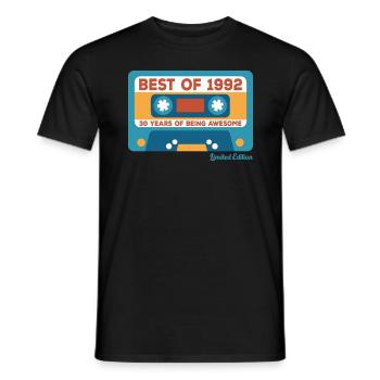 The Best Of The Limited Edition Of 1992 - Men's T-Shirt - black - Front - AI Model Male 178 light (178cm)