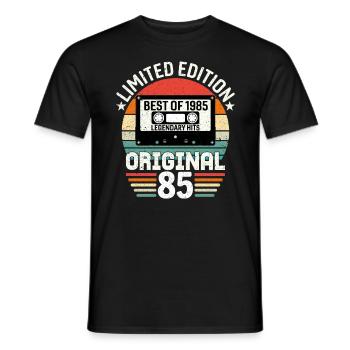 Édition Limitée Du Meilleur De L'original De 1985 - T-shirt homme - noir - Devant - AI Model Male 178 light (178cm)