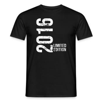 Limited Edition of 2016 - Men's T-Shirt - black - Front - AI Model Male 178 light (178cm)