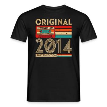 Original Legendary Hits Best of 2014 - Men's T-Shirt - black - Front - AI Model Male 178 light (178cm)