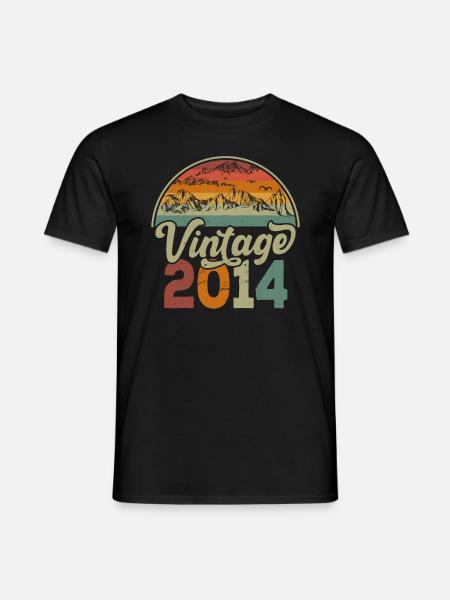Jahrgang 2014 - Männer T-Shirt - Schwarz