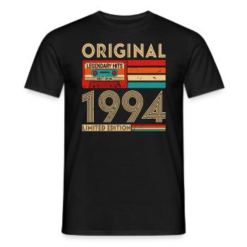 Original legendäre Hits Das Beste von 1994 - Männer T-Shirt - Schwarz - Vorne - AI Model Male 178 light (178cm)