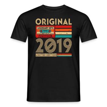 Original Legendary Hits The Best of 2019 - Men's T-Shirt - black - Front - AI Model Male 178 light (178cm)