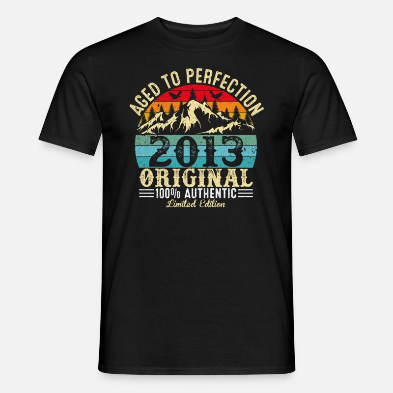 Perfekt gealtert 2013 Original - Männer T-Shirt - Schwarz