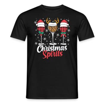 Weihnachtsstimmung - Männer T-Shirt - Schwarz - Vorne - AI Model Male 178 light (178cm)