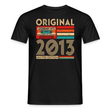 Original legendary hits Best of 2013 - Men's T-Shirt - black - Front - AI Model Male 178 light (178cm)