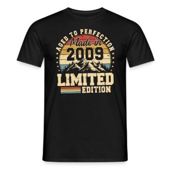 Unique En Son Genre Depuis 2009 - T-shirt homme - noir - Devant - AI Model Male 178 light (178cm)