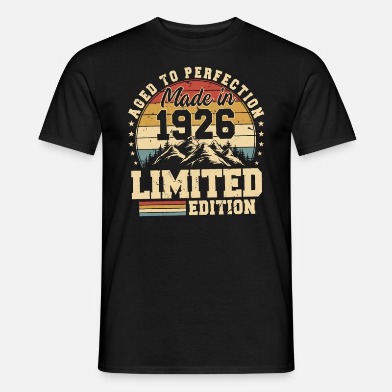 Einzigartig seit 1926 - Männer T-Shirt - Schwarz