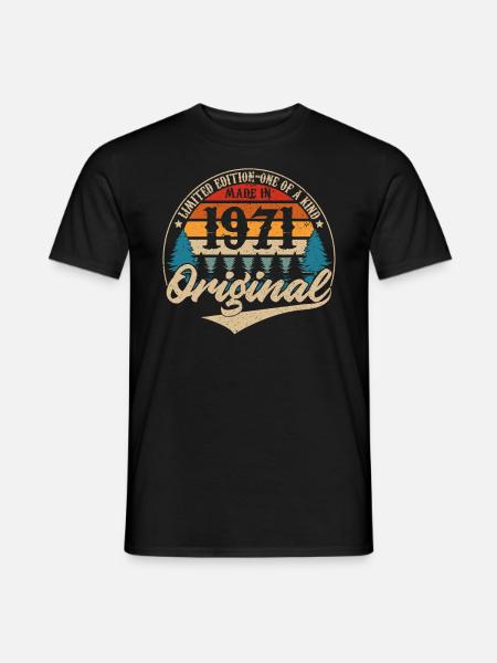 Made in 1971 Original - Men's T-Shirt - black