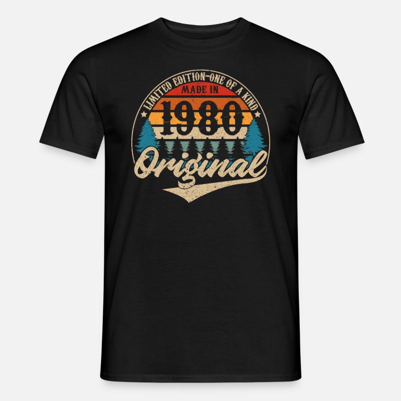 Made in 1980 Original - Men's T-Shirt - black