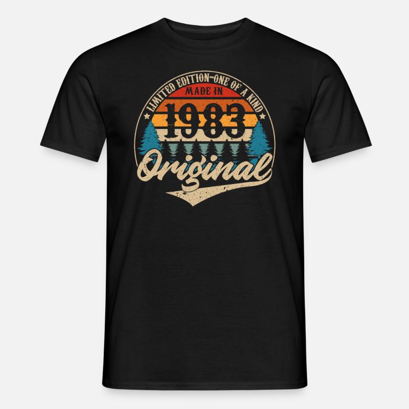 Fabriqué En 1983 Original - T-shirt homme - noir