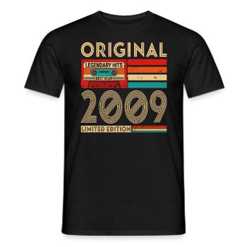 Original Legendary Hits Das Beste von 2009 - Männer T-Shirt - Schwarz - Vorne - AI Model Male 178 light (178cm)