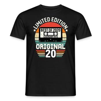Limitierte Auflage des Besten des Originals von 2020 - Männer T-Shirt - Schwarz - Vorne - AI Model Male 178 light (178cm)