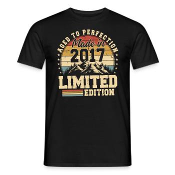 Unique En Son Genre Depuis 2017 - T-shirt homme - noir - Devant - AI Model Male 178 light (178cm)