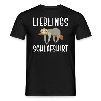 Lieblings Schlafshirt - Männer T-Shirt - Schwarz - Vorne - AI Model Male 178 light (178cm)