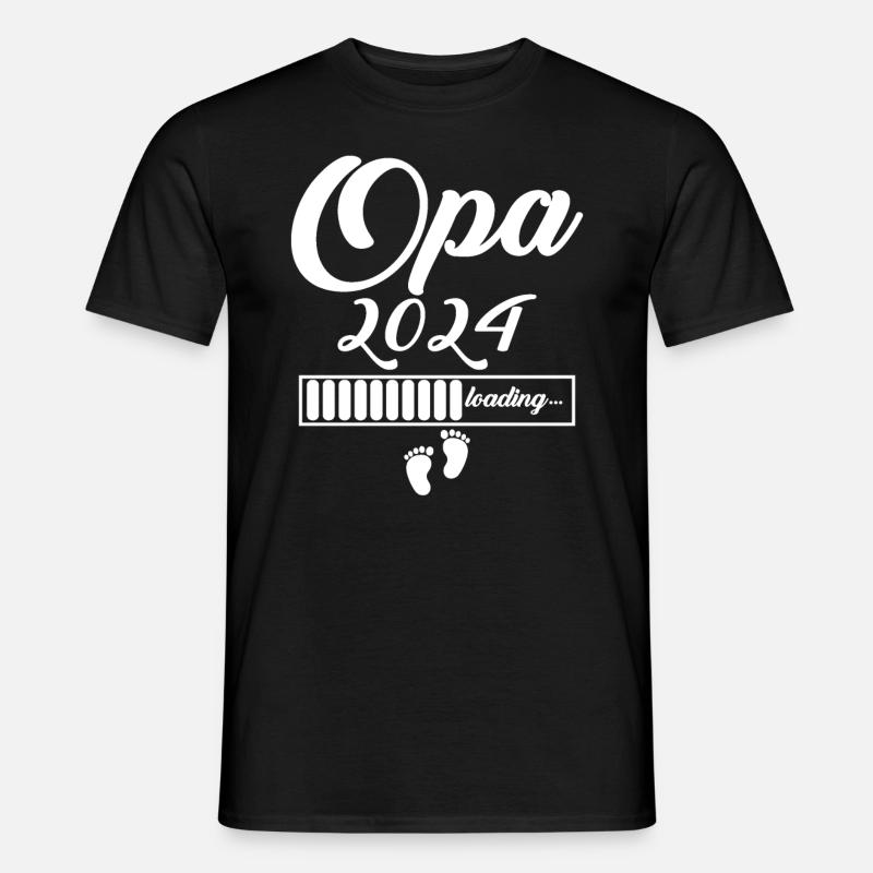 Opa 2024 - Männer T-Shirt - Schwarz