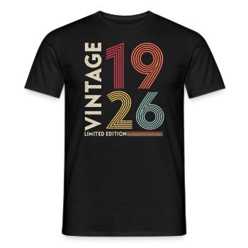 Legendary since 1926 - Men's T-Shirt - black - Front - AI Model Male 178 light (178cm)