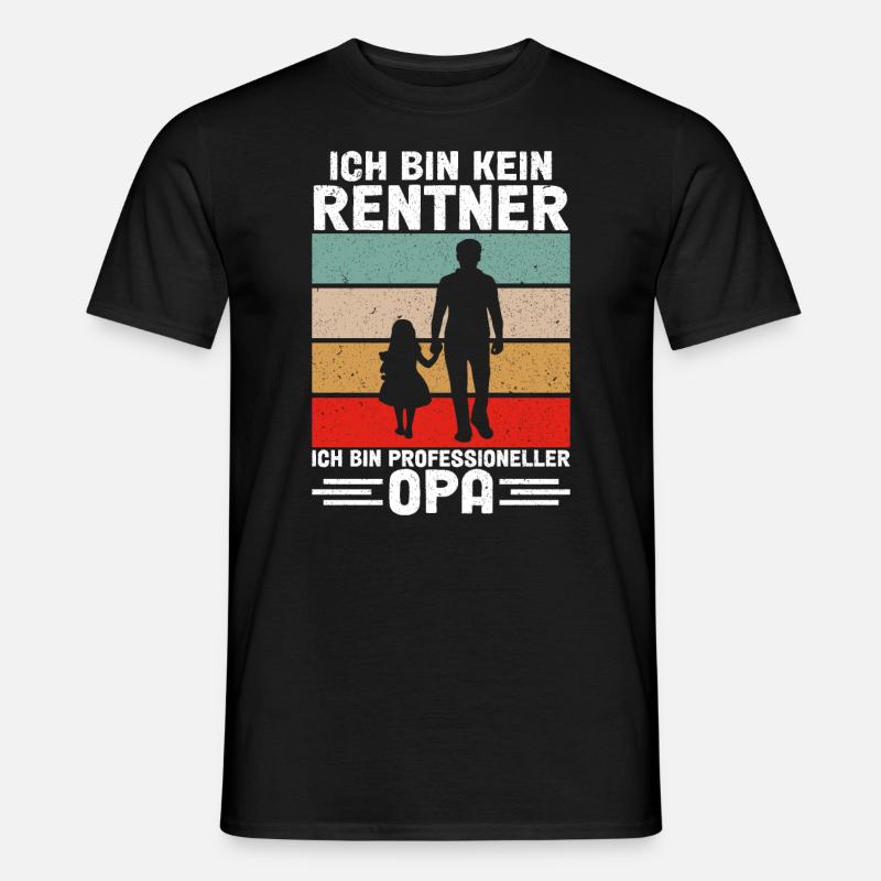 Ich Bin Professioneller Opa - Männer T-Shirt - Schwarz