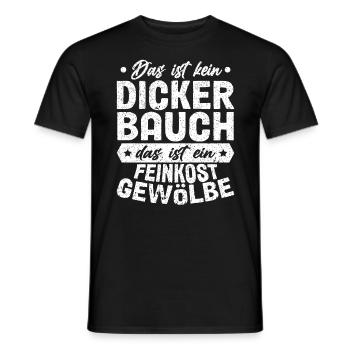 Das Ist Kein Dicker Bauch - Männer T-Shirt - Schwarz - Vorne - AI Model Male 178 light (178cm)