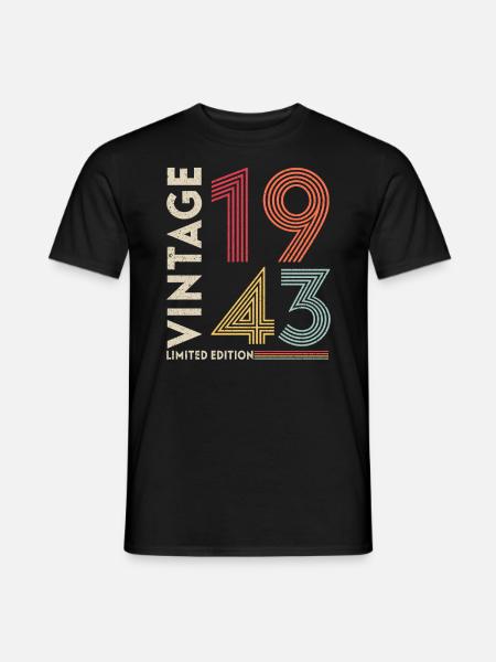 Millésime 1943 Edition limitée - T-shirt homme - noir