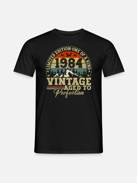 1984 Millésime mûri à la perfection - T-shirt homme - noir