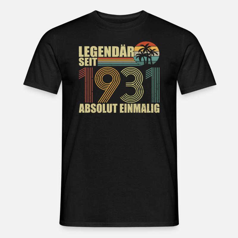 Legendär seit 1931 - Männer T-Shirt - Schwarz