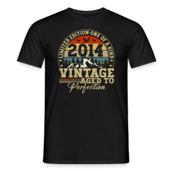 Millésime 2014 - Fantastique depuis 2014 - T-shirt homme - noir - Devant - AI Model Male 178 light (178cm)