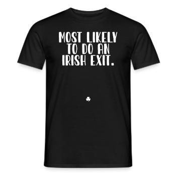 Feier zum St. Patricks Day - Männer T-Shirt - Schwarz - Vorne - AI Model Male 178 light (178cm)