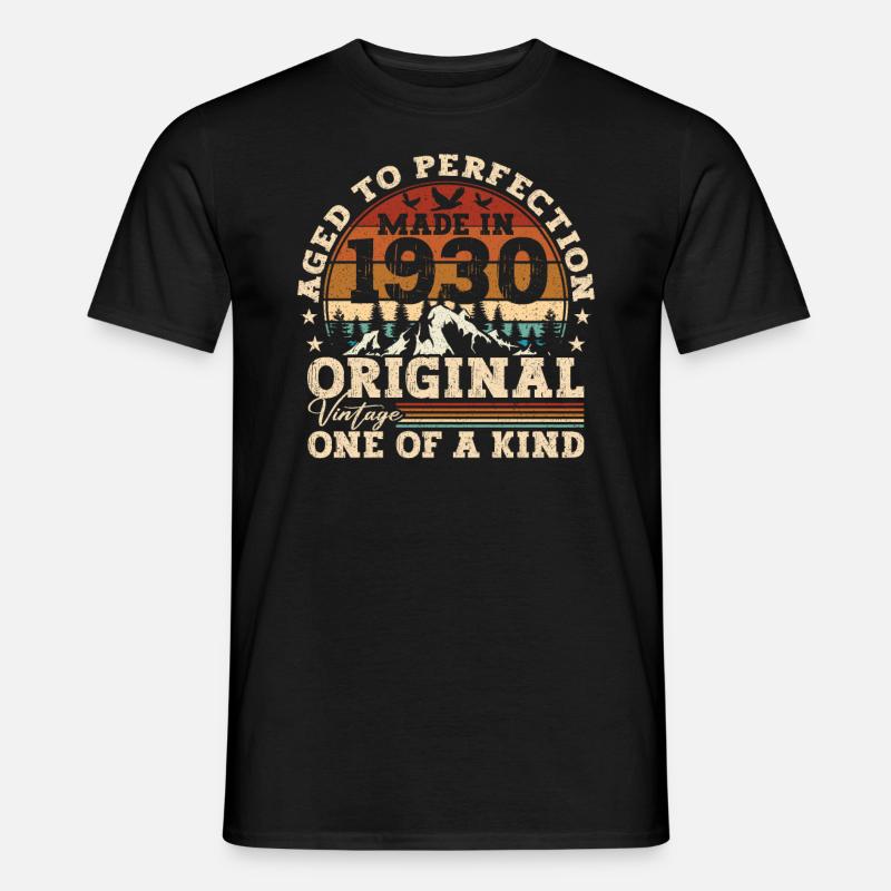MADE IN 1930 - Männer T-Shirt - Schwarz