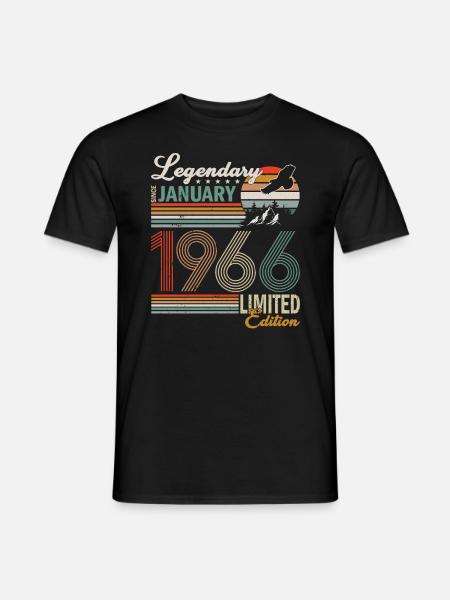 Legendary since January 1966 - Men's T-Shirt - black