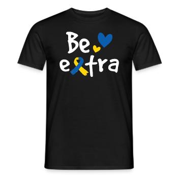 Seien Sie extra - Männer T-Shirt - Schwarz - Vorne - AI Model Male 178 light (178cm)