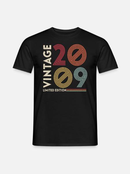 MILLÉSIME 2009 - T-shirt homme - noir