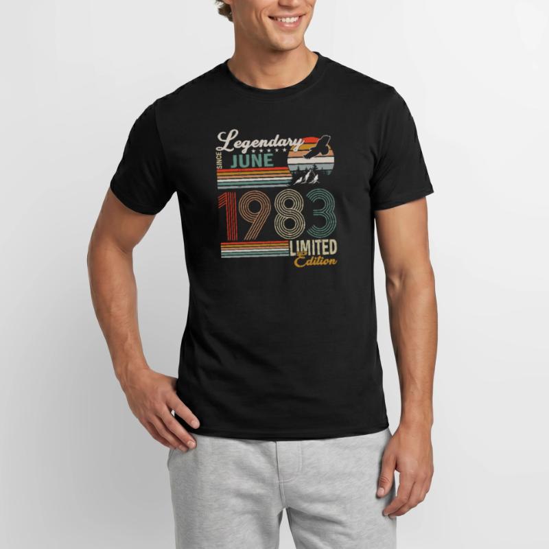 Juni 1983. Geburtstag Juni 1983 Geschenk Juni 1983 Männer T-Shirt