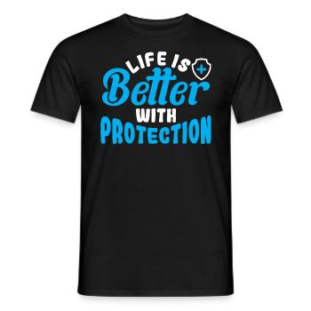 Versicherungskaufmann Versicherungsvertreter - Männer T-Shirt - Schwarz - Vorne - AI Model Male 178 light (178cm)